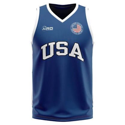 Usa Home Concept Basketball Shirt_0