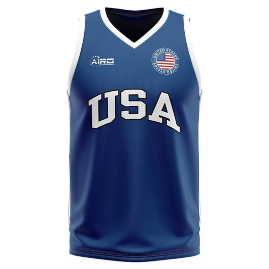 Usa Home Concept Basketball Shirt_0