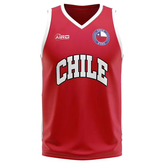 Chile Home Concept Basketball Shirt_0