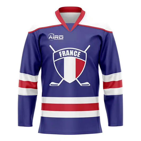 France Home Ice Hockey Shirt_0