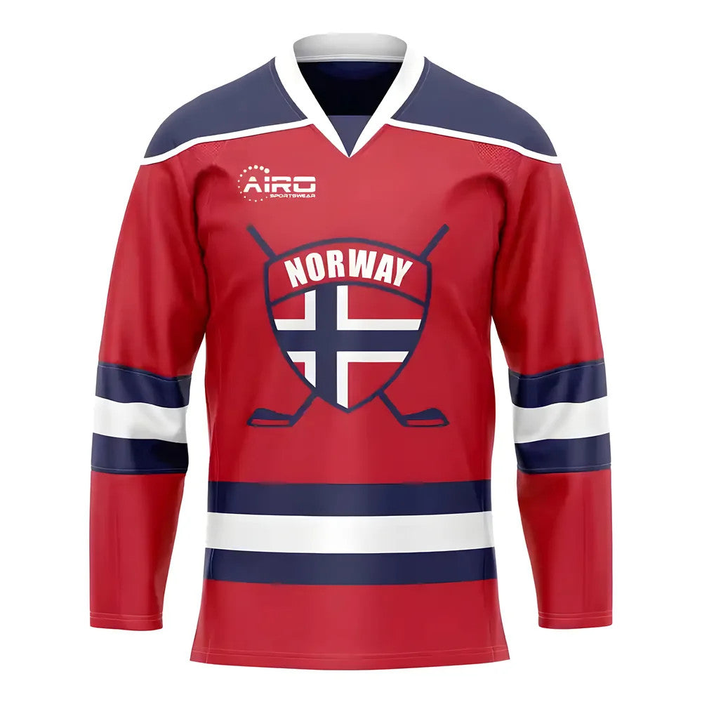 Norway Home Ice Hockey Shirt_0