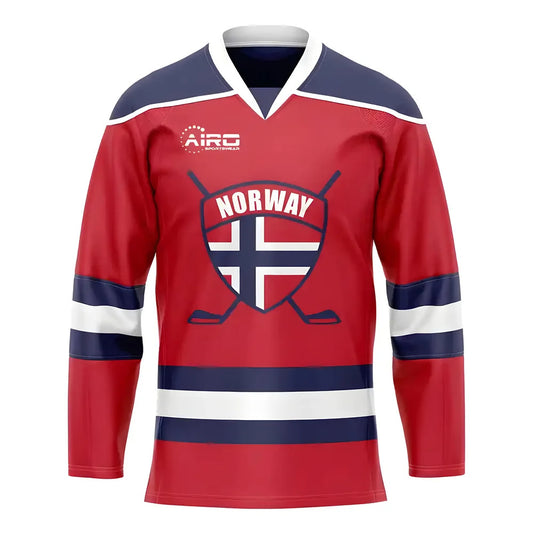 Norway Home Ice Hockey Shirt_0