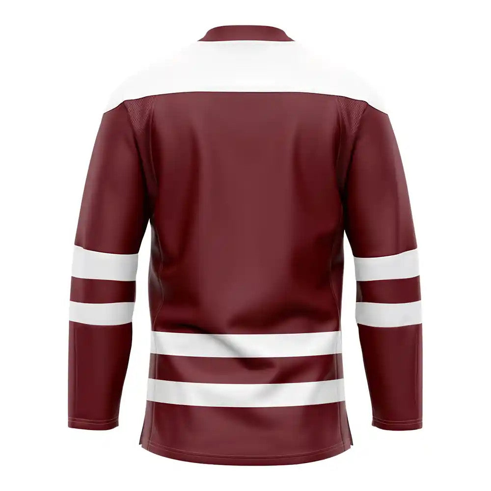 Latvia Home Ice Hockey Shirt_1