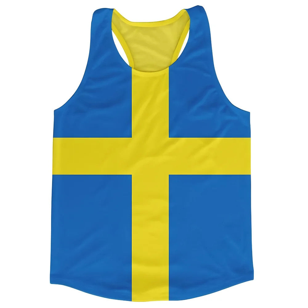 Sweden Flag Running Vest_1