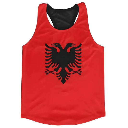Albania Flag Running Vest_0
