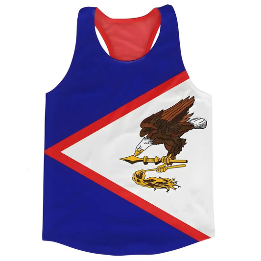 American Samoa Flag Running Vest_0