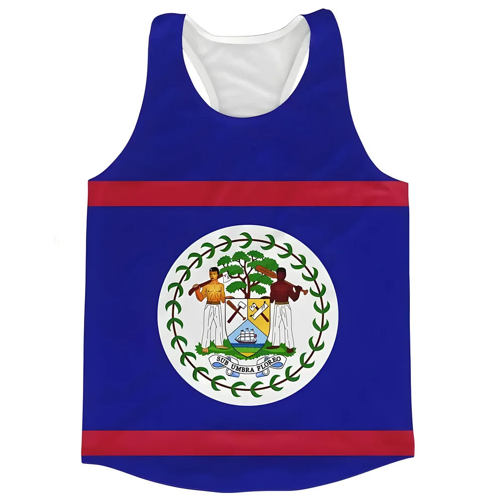 Belize Flag Running Vest_0