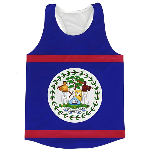 Belize Flag Running Vest_0