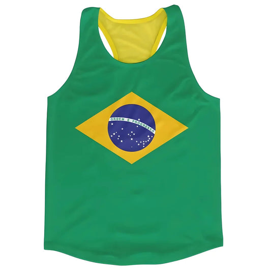 Brazil Flag Running Vest_0