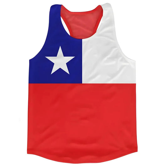 Chile Flag Running Vest_0