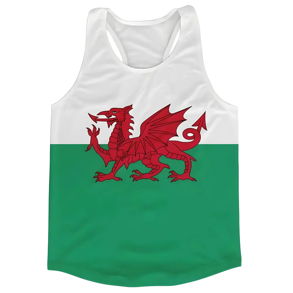 Wales Flag Running Vest_0