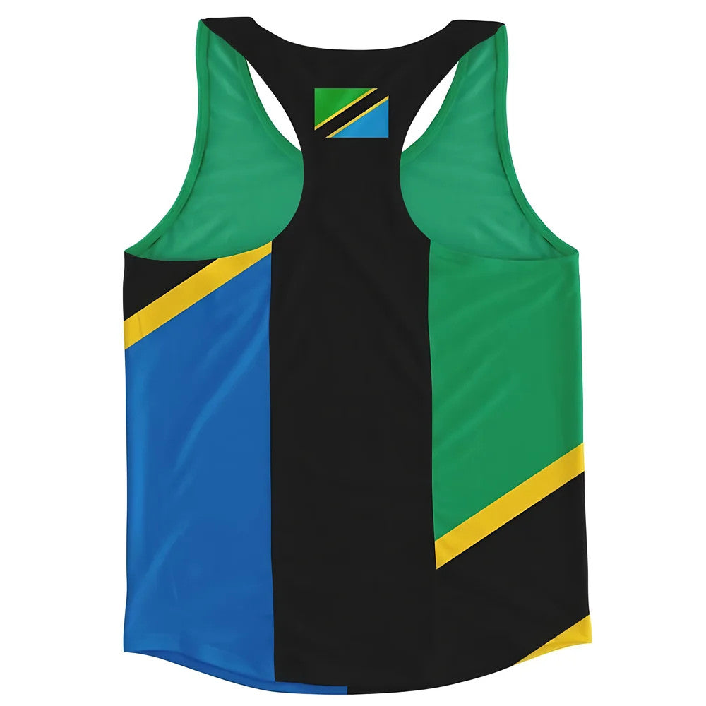 Tanzania Flag Running Vest_1