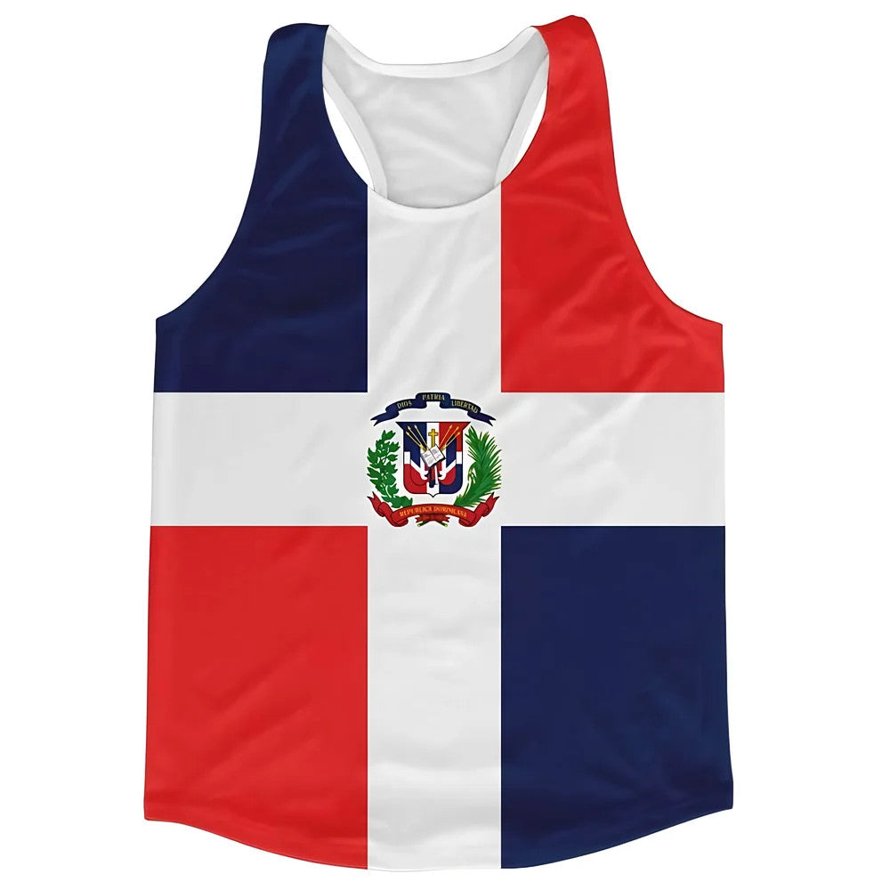 Dominican Republic Flag Running Vest_0