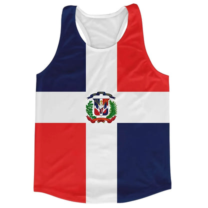 Dominican Republic Flag Running Vest_0