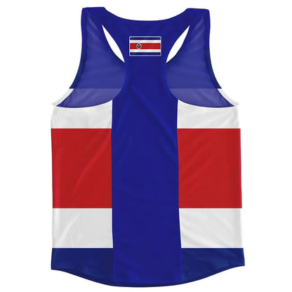 Costa Rica Flag Running Vest_1