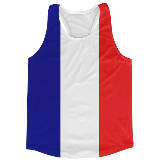 France Flag Running Vest_0