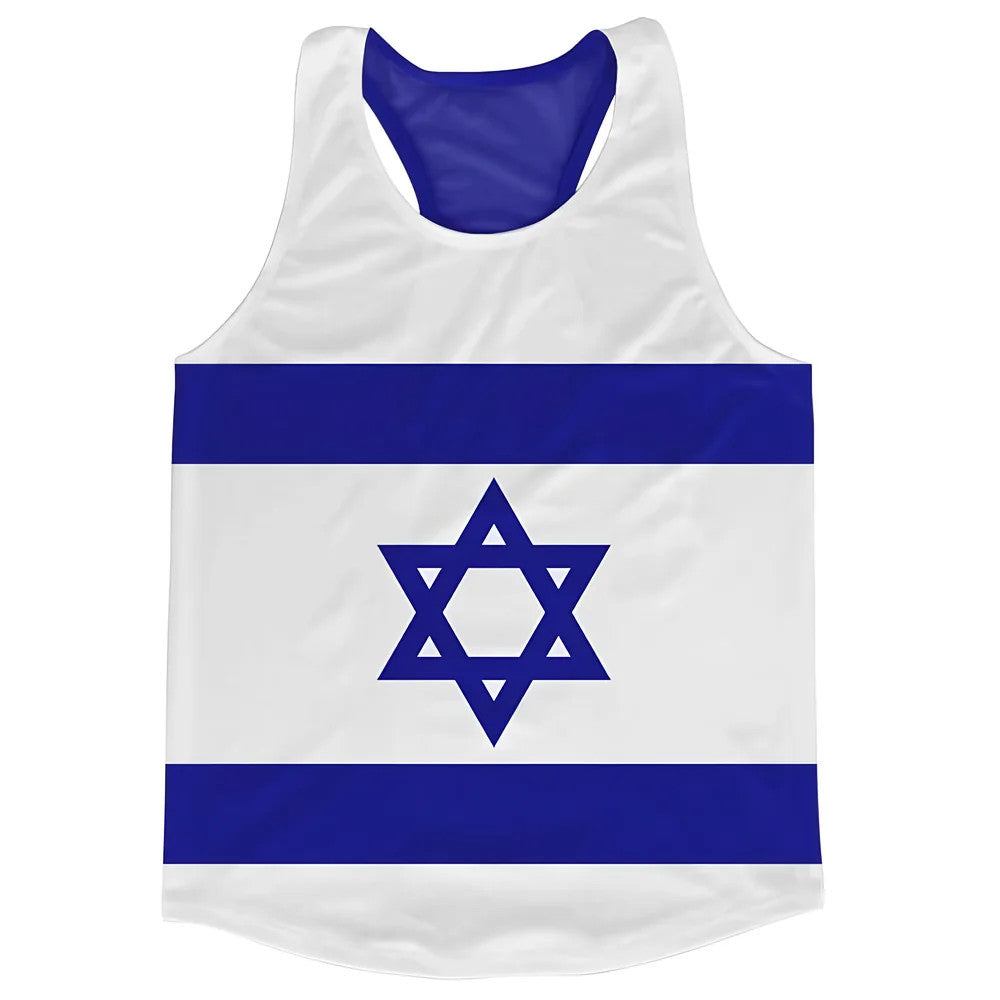 Israel Flag Running Vest_0