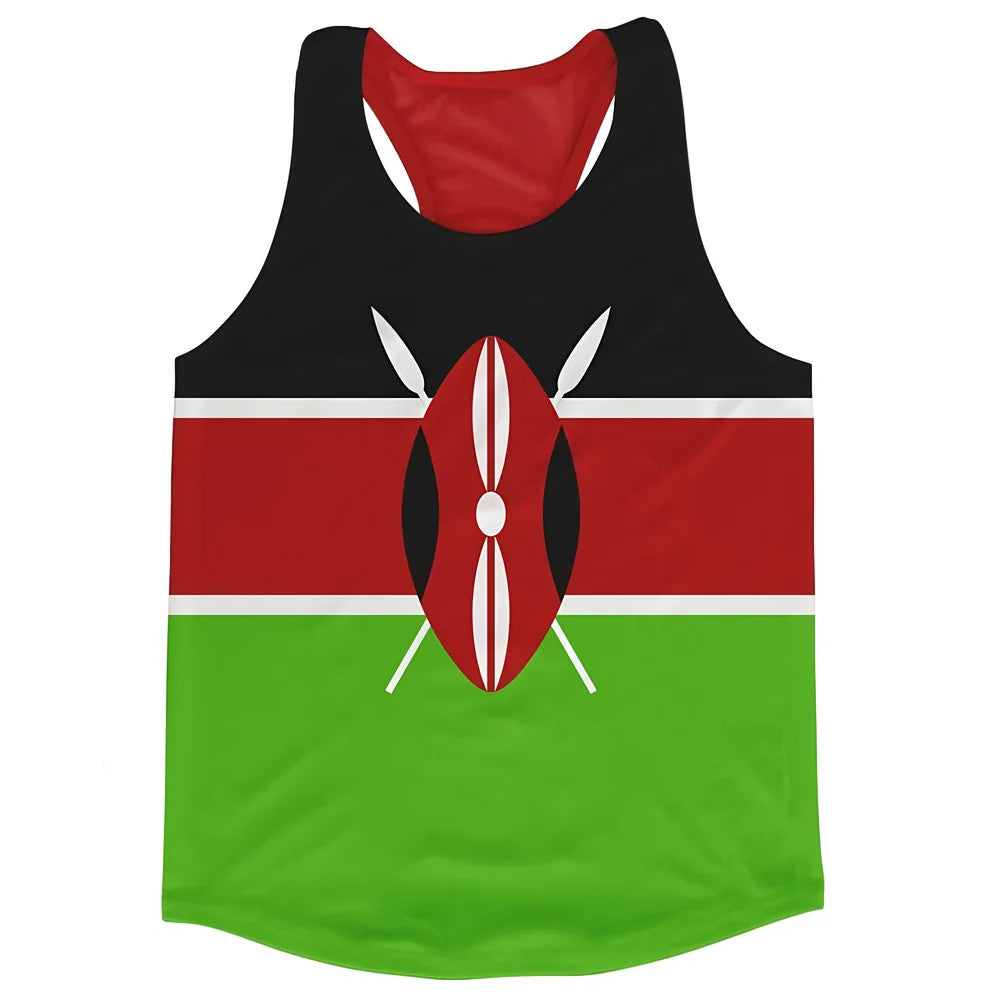Kenya Flag Running Vest_0