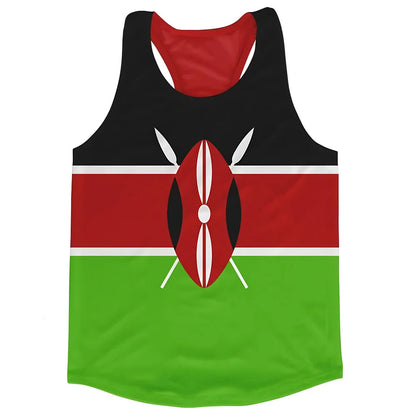 Kenya Flag Running Vest_0