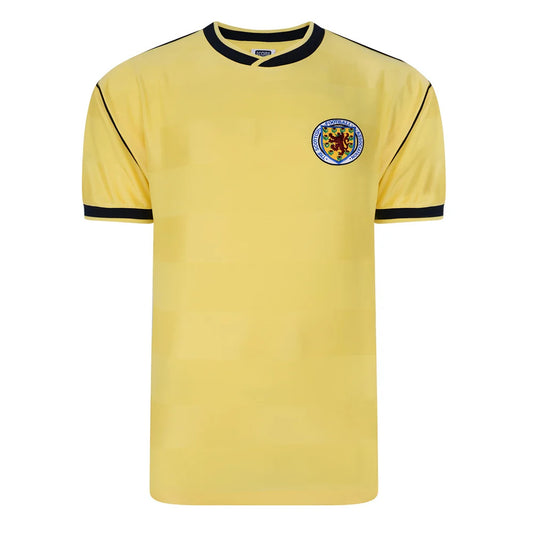 Score Draw Scotland 1986 Away Retro Football Shirt_0