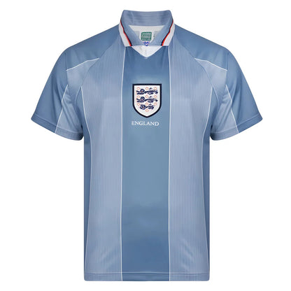 Score Draw England 1996 Away Euro Championship Retro Football Shirt_0