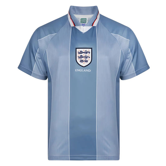 Score Draw England 1996 Away Euro Championship Retro Football Shirt_0