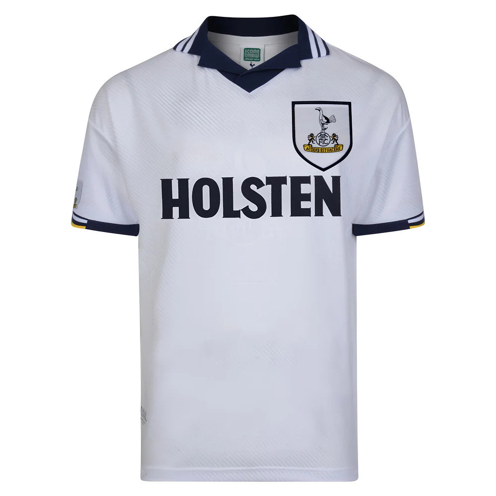 Score Draw Tottenham Hotspur 1994 Retro Football Shirt_0
