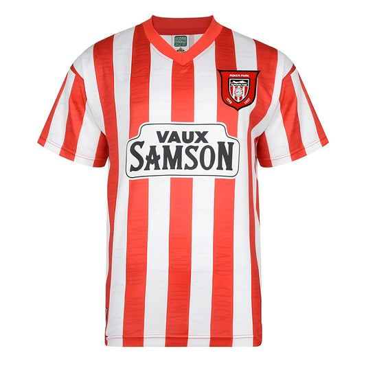 Score Draw Sunderland 1997 Retro Football Shirt_0