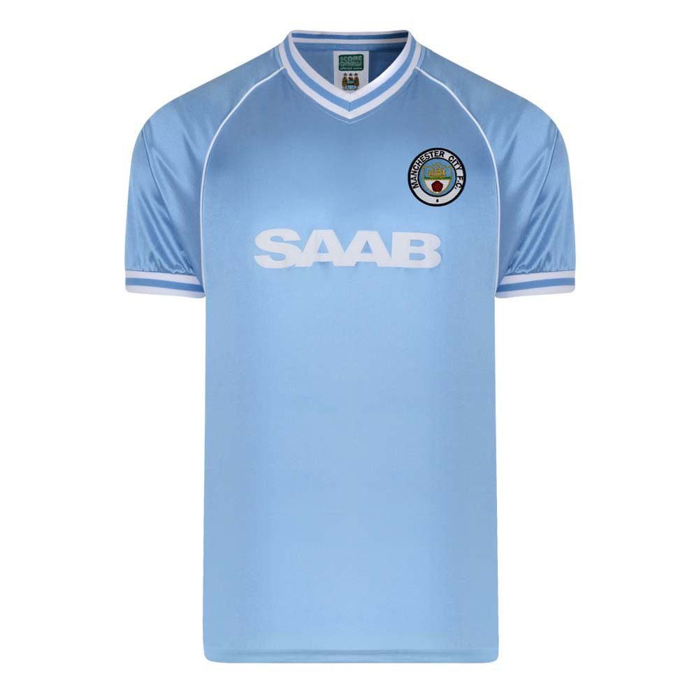 Manchester City 1982 Retro Football Shirt_0