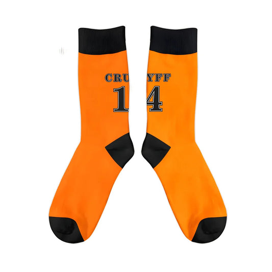 Holland 1974 Number 14 Retro Football Socks_0