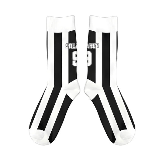 Newcastle 1996 Alan Shearer Retro Football Socks_0