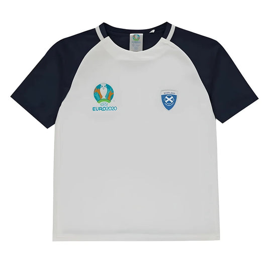 Scotland 2021 Polyester T-Shirt (White) - Kids_0