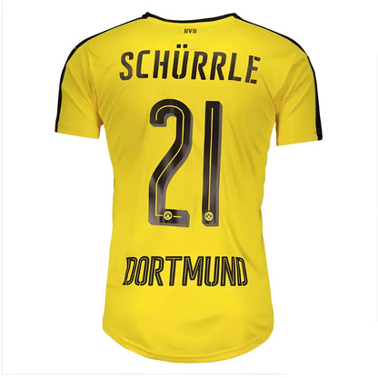 Borussia Dortmund 2016-17 Home Shirt Schurrle #21 ((Fair) M)_0