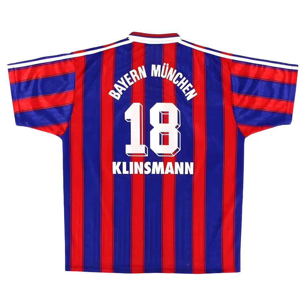 Bayern Munich 1995-97 Home Shirt #18 Klinsmann ((Good) S)_0