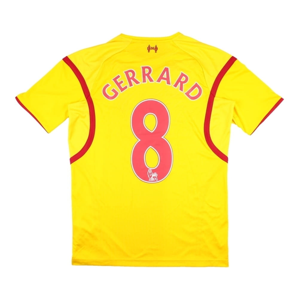 Liverpool 2014-15 Away Shirt (Gerrard #8) ((Excellent) M)_0