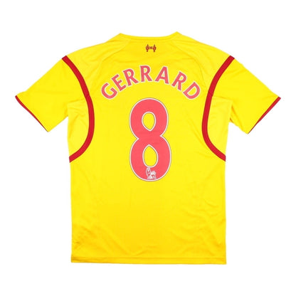 Liverpool 2014-15 Away Shirt (Gerrard #8) ((Excellent) M)_0