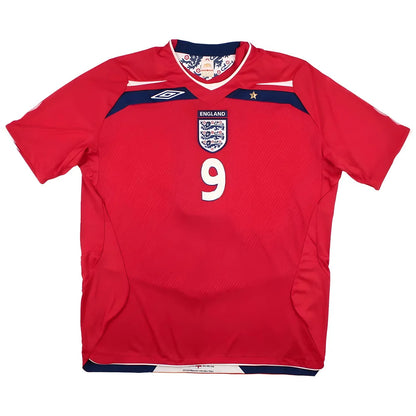 England 2008-09 Away Shirt (Rooney #9) (Mint)_1