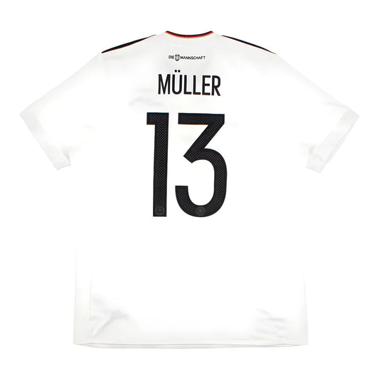 Germany 2017 Confederations Cup Home Shirt (L) Muller #13 (Good)_0
