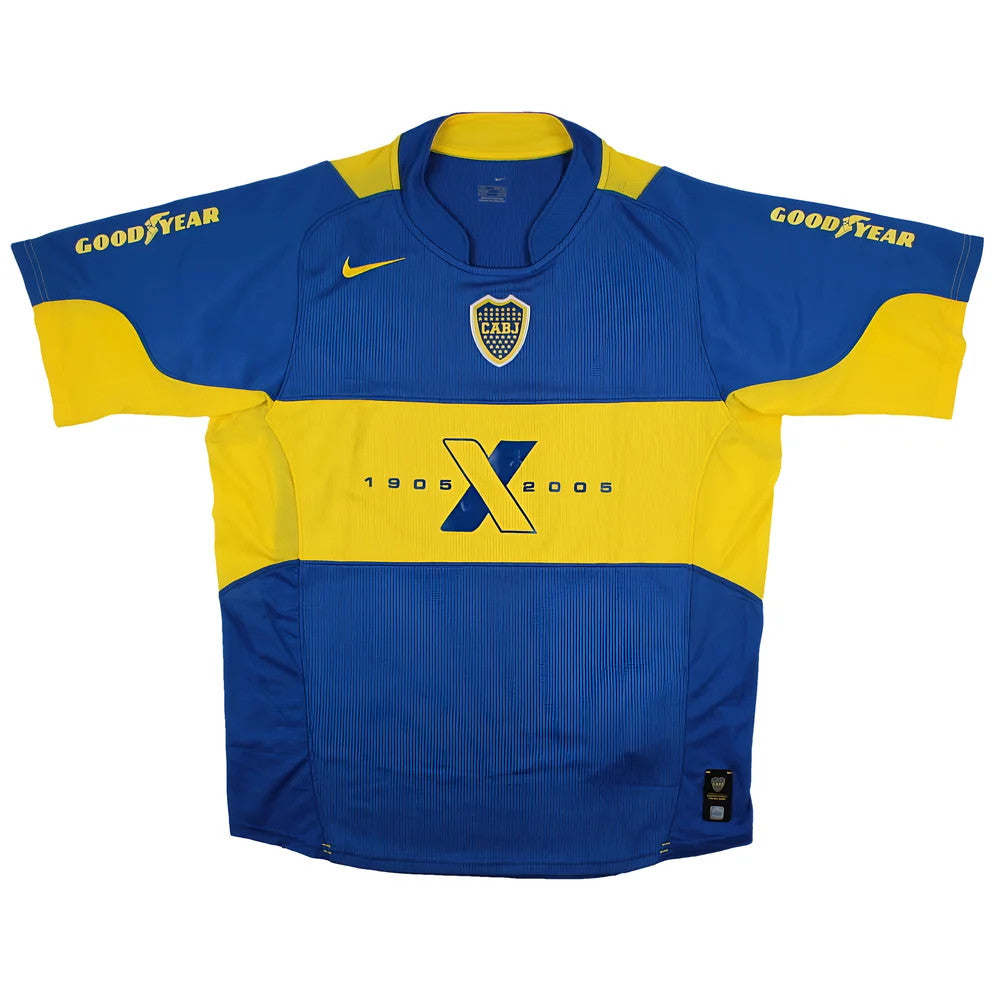 Boca Juniors 2005-06 Home Shirt (L) (Excellent)_0