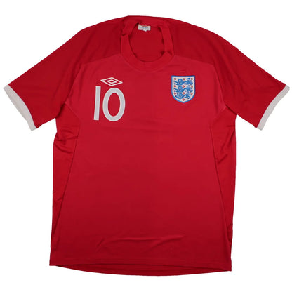 England 2010-11 Away Shirt (3XL) Rooney #10 (Mint)_1