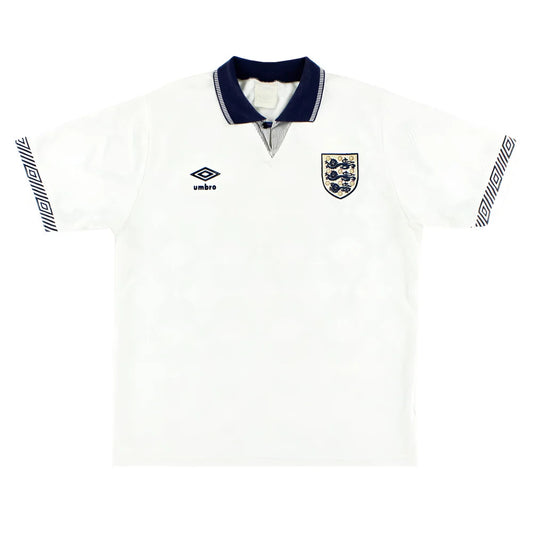 England 1990-92 Home Shirt (S) (Good)_0