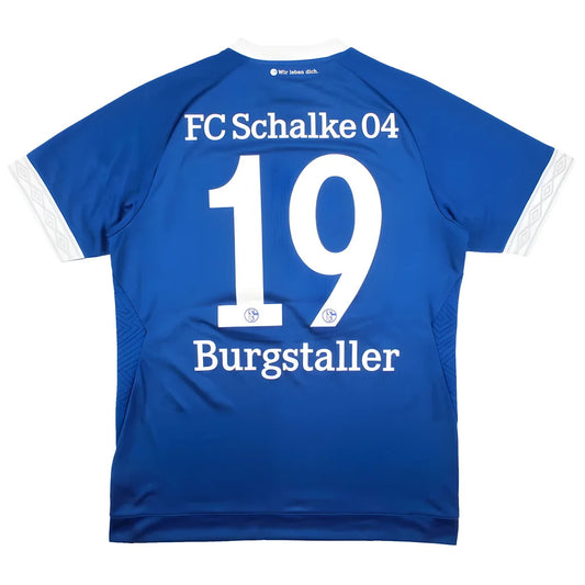 Schalke 2018-19 Home Shirt (M) Burgstaller #19 (Mint)_0