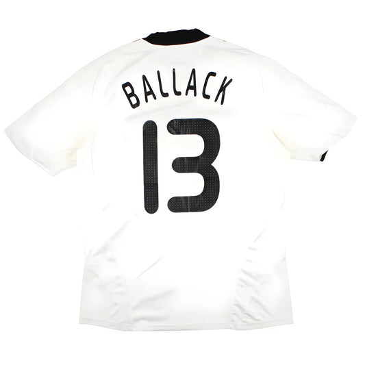 Germany 2008-10 Home Shirt (L) Ballack #13 (Good)_0