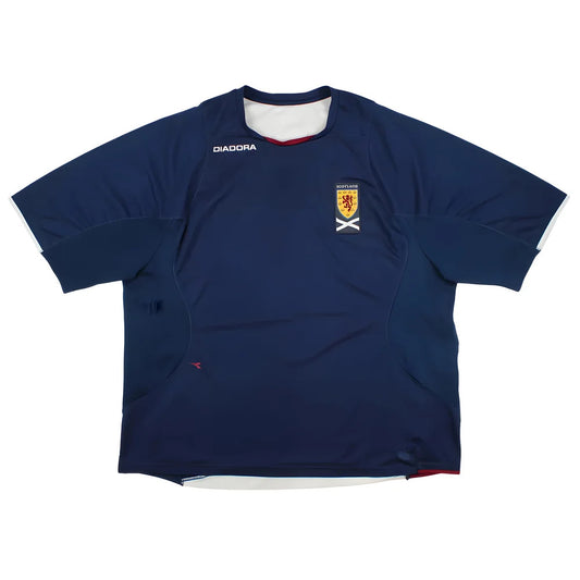 Scotland 2007-08 Diadora Training Shirt (2xl) (Very Good)_0