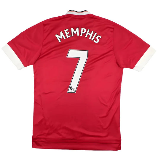 Manchester United 2015-16 Home Shirt (Memphis #7) (2XL) (Excellent)_0