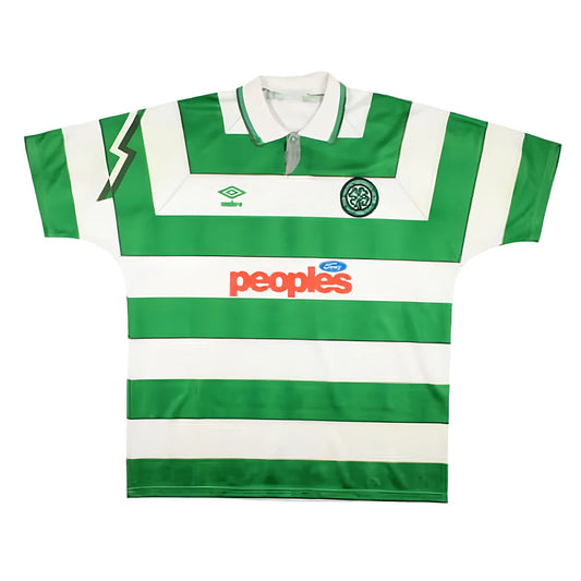 Celtic 1991-92 Home Shirt (L) (Very Good)_0