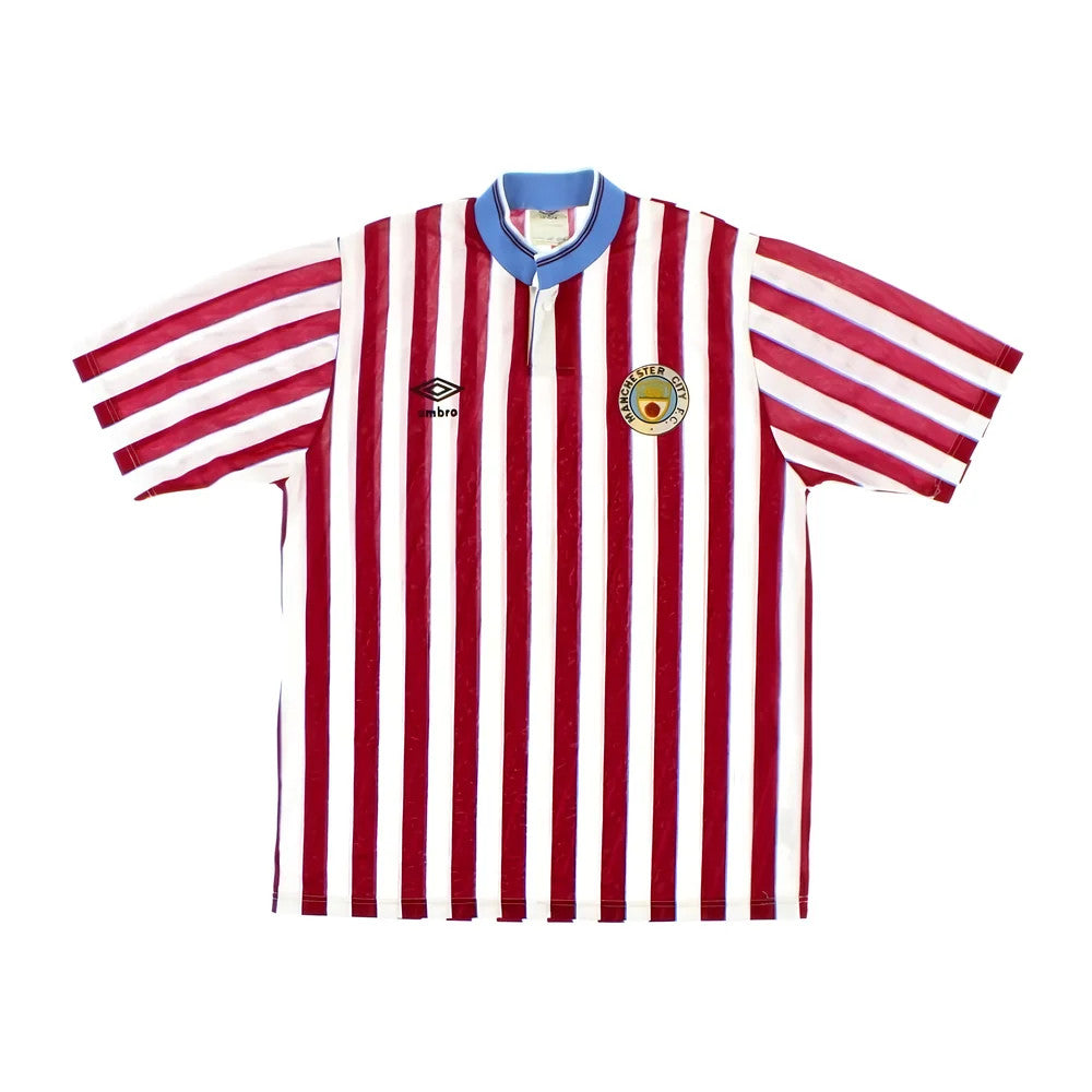Manchester City 1988-89 Away Shirt (M) (Excellent)_0