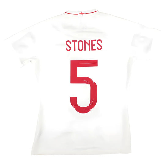 England 2018-19 Home Shirt (Womens M) Stones #5 (Excellent)_0
