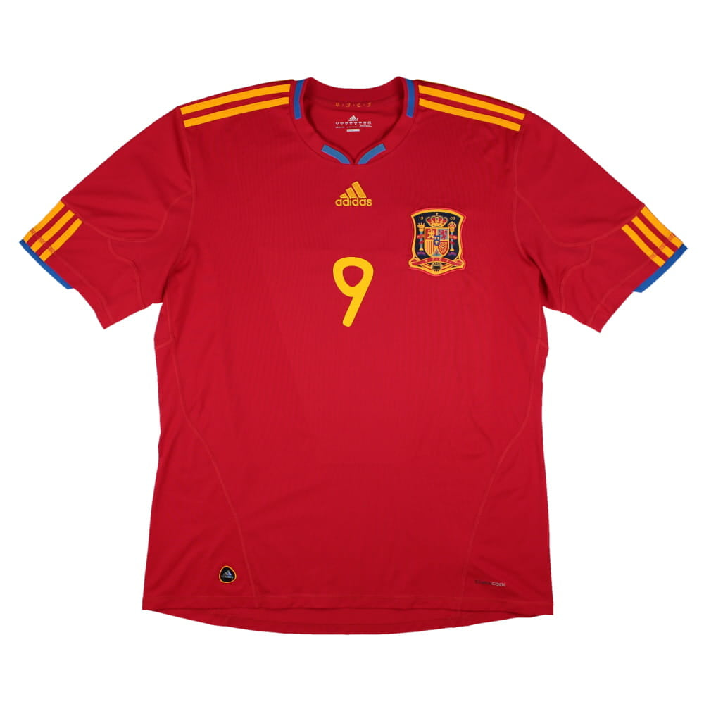 Spain 2010-11 Home Shirt (XL) Torres #9 (Excellent)_1