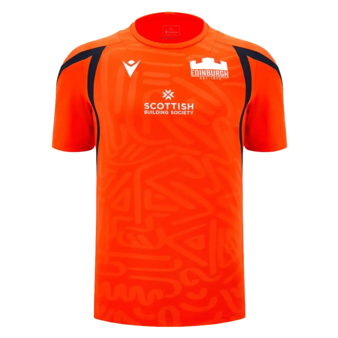 2026-2027 Edinburgh Rugby Poly Training Shirt (Orange)_0